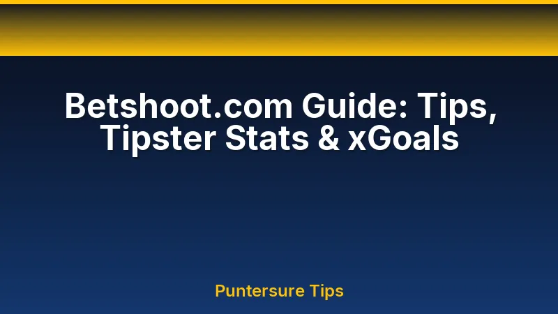 Betshoot.com tipster profit, yield and hit-rate tracking explained in a research guide