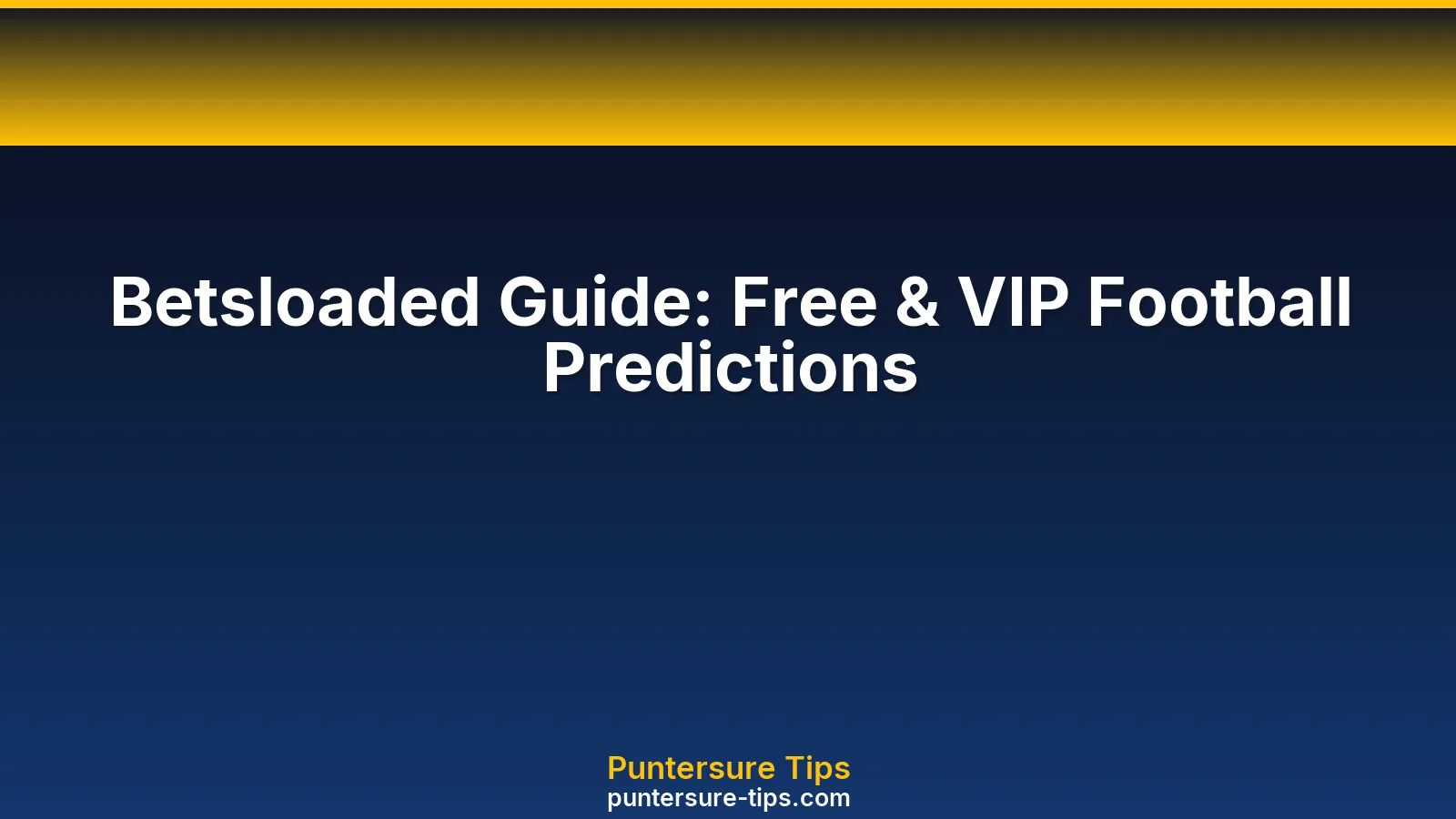 Betsloaded VIP packages, prediction markets and buyer awareness explained