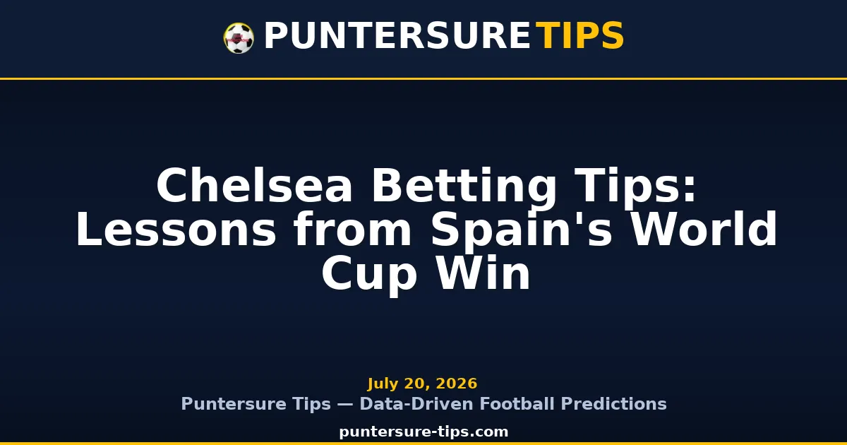 Chelsea betting tips inspired by Spain World Cup success