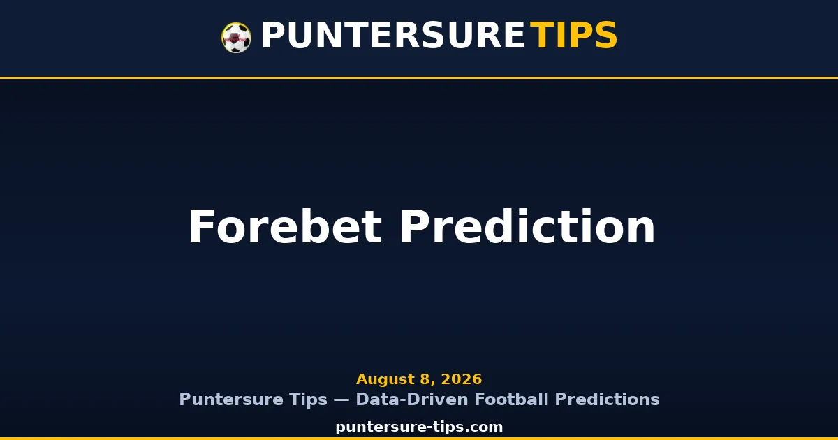 Forebet Prediction — Puntersure Tips Guide