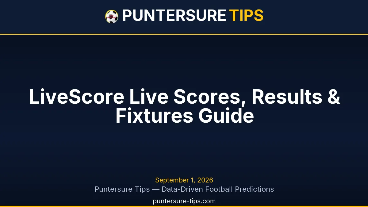 LiveScore guide featured image