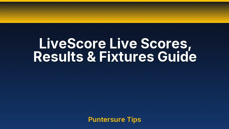 LiveScore guide gallery image