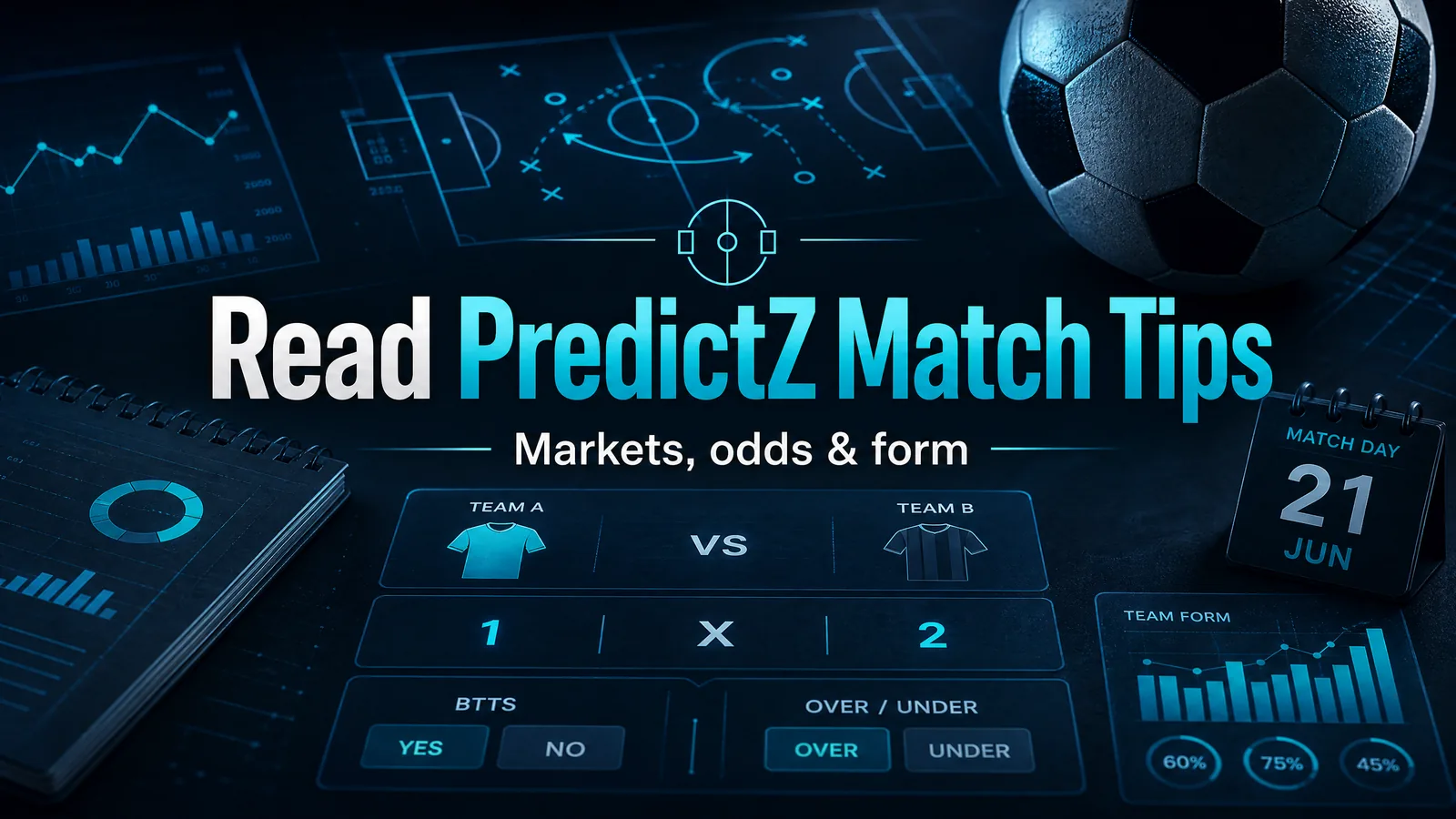 How to read PredictZ football tips, odds and prediction markets
