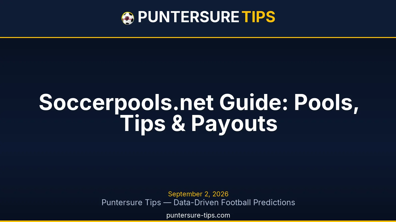 Soccerpools.net soccer pools predictions and payouts guide graphic