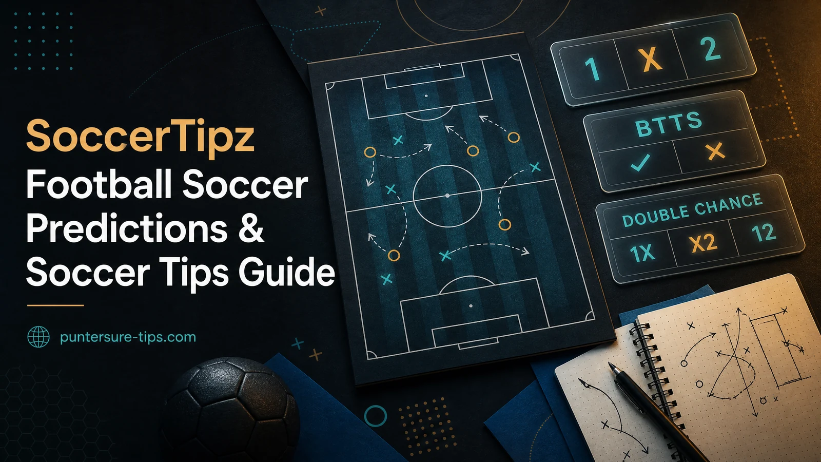 SoccerTipz Football Soccer Predictions and Soccer Tips Guide tactical football market analysis graphic