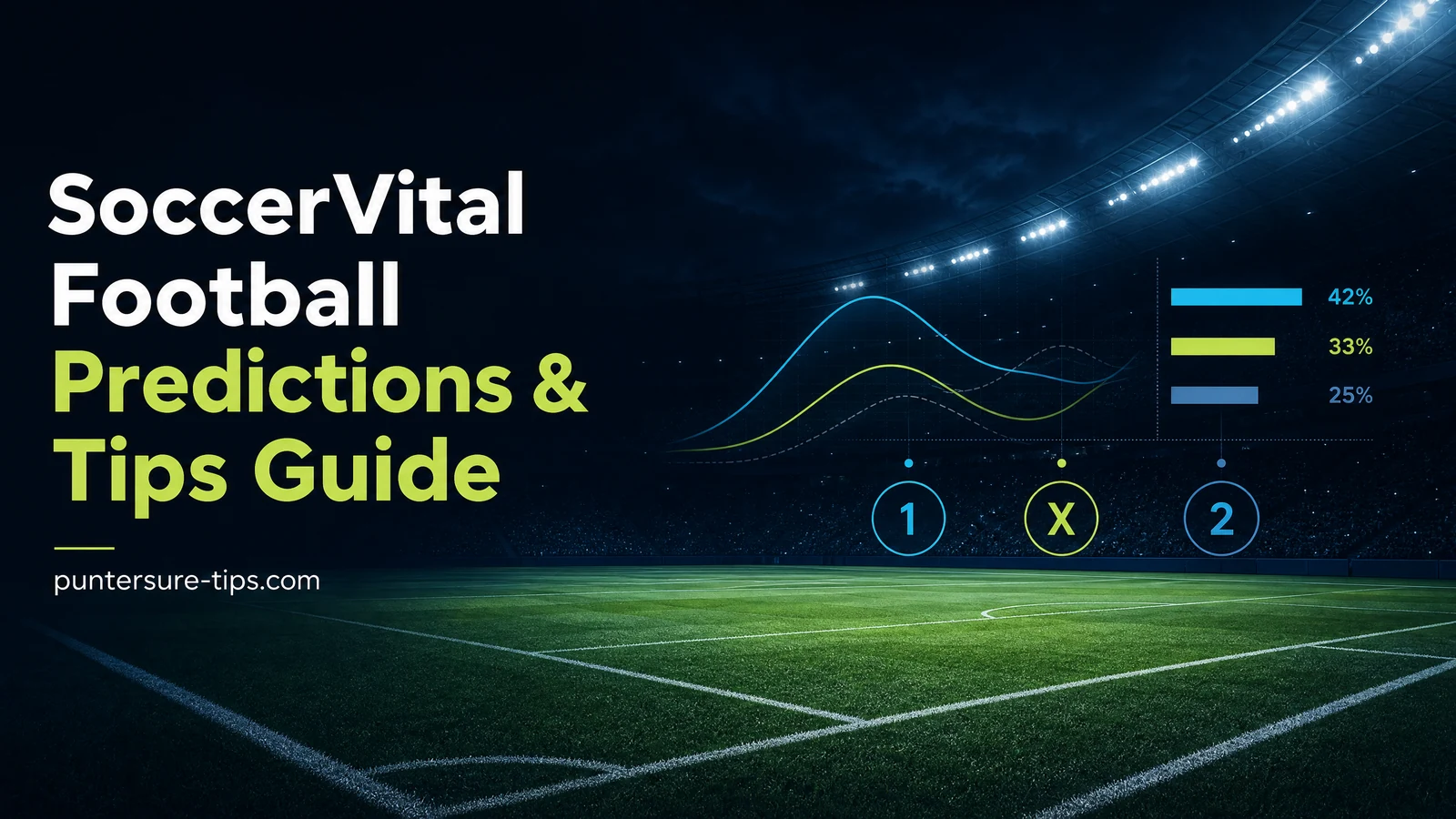 SoccerVital Football Predictions & Tips Guide editorial football analytics graphic