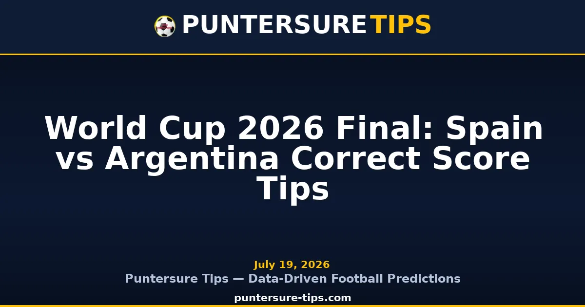Spain vs Argentina 2026 World Cup final betting tips
